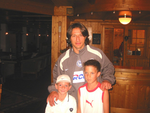 Niko Kovac und Marcel und Patrick